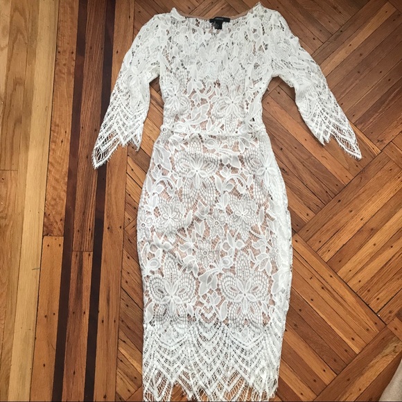 Forever 21 Dresses & Skirts - Forever 21 Lace Midi Backless Dress